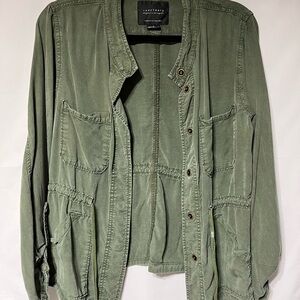 Sanctuary Women's Sage Green‎ Utility Jacket